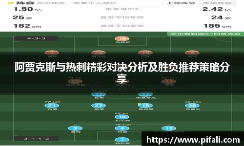 阿贾克斯与热刺精彩对决分析及胜负推荐策略分享